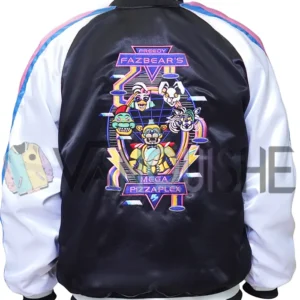 Fnaf Security Multicolor Breach Jacket back