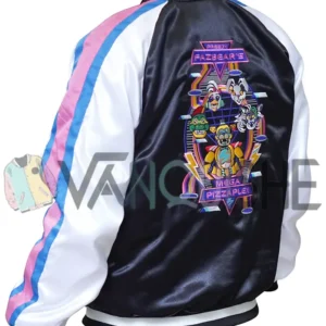 Fnaf Security Multicolor Breach Jacket left backl