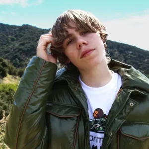 Fuck Love The Kid Laroi Green Puffer Jacket