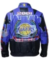 Kobe Bryant Championship Leather Jacket back