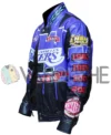 Kobe Bryant Championship Leather Jacket left