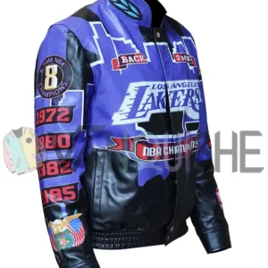 Kobe Bryant Championship Leather Jacket right