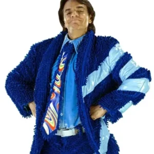 Ludovico P. Luche Blue Faux Far Jacket