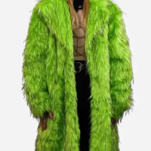 Ludoviquito P. Luche Familia Peluche Miguel Perez Green PU Fur Coat Sale