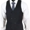 Mens-1920-Classic-Single-Breasted-Black-Pinstripe-Prom-Suit-Vest