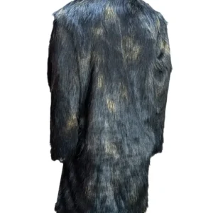 Men's Brad Pitt Fight Club Fur Coat