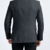 Mens Charcoal Grey Suiting Fabric Dinner Blazer Jacket Back