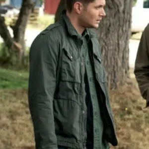 Mens Dean Winchester Green Jacket