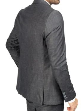 Mens Imperial Grey Three Piece Dinner Prom Wedding Dress Suit On Sale