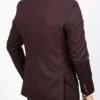 Mens Imperial Maroon Three Piece Prom Wedding Suit On Sale