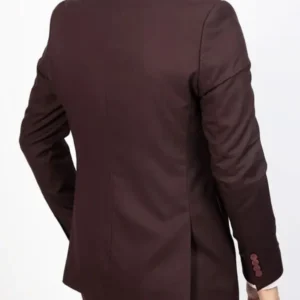 Mens Imperial Maroon Three Piece Prom Wedding Suit On Sale 