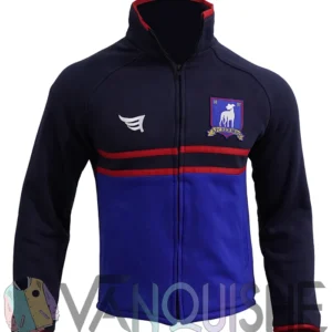 Mens Ted Lasso Jason Sudeikis Suit – Football Coach Lightweight Fleece Jacket front