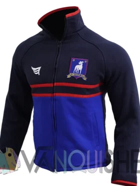 Mens Ted Lasso Jason Sudeikis Suit – Football Coach Lightweight Fleece Jacket left