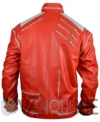Michael Jackson Beat It 1982 Leather Jacket back