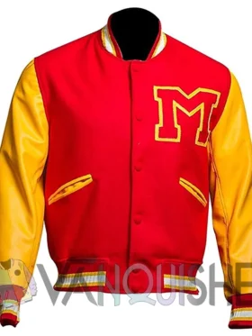 Michael Jackson Song Thriller Varsity Jacket front