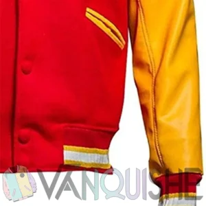 Michael Jackson Song Thriller Varsity Jacket left sleeves