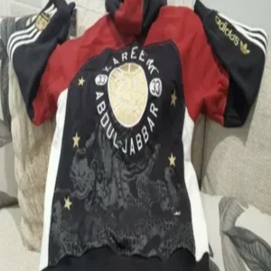 NBA Kareem Abdul Jabbar Adidas Jacket back style 4