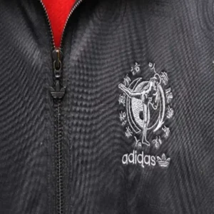 NBA Kareem Abdul Jabbar Adidas Jacket clsoeup style 3