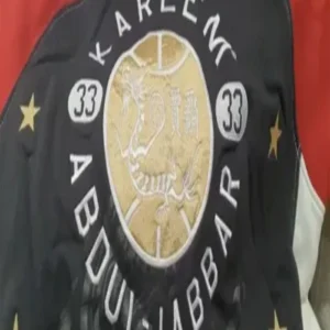 NBA Kareem Abdul Jabbar Adidas Jacket clsoeup style 4