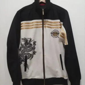 NBA Kareem Abdul Jabbar Adidas Jacket front