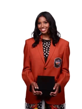 Natalia Kobe Bryant Hall of Fame Orange Jacket For Sale