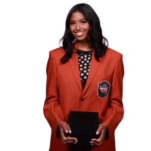 Natalia Kobe Bryant Hall of Fame Orange Jacket For Sale