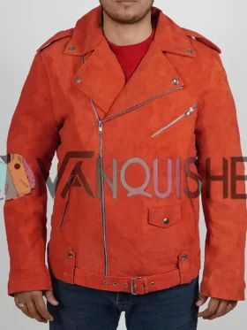 Orange Suede Jacket frontt