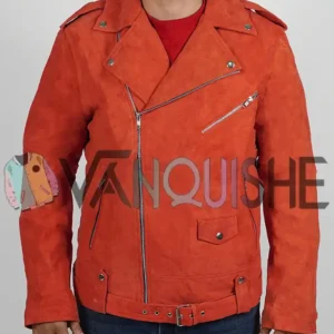 Orange Suede Jacket frontt