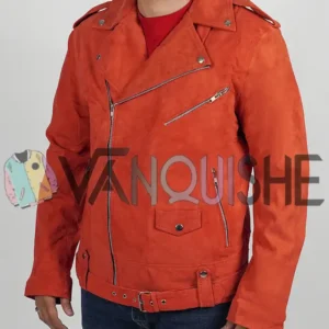 Orange Suede Jacket left