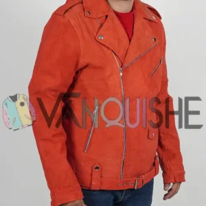 Orange Suede Jacket right
