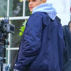 Order Jordan Alexander Gossip Girl Blue Bomber Jacket