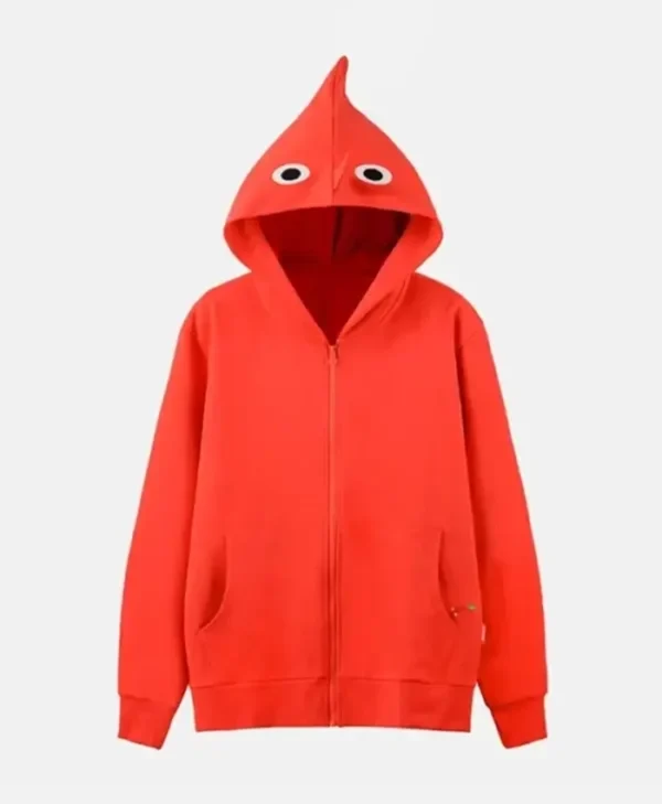 Pikmin Multi Style Hoodie red front