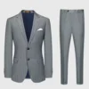 Purchase Men Slim Fit Single Breasted Pinstripe Wedding Dress Suit