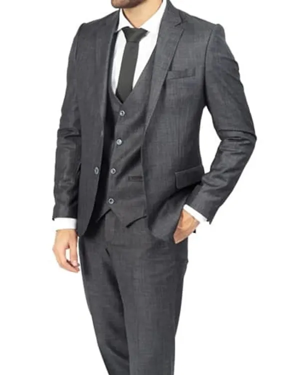 Shop Mens Imperial Grey Three Piece Dinner Prom Wedding Dress Suit