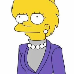 Simpsons Kamala Harris Purple Suit Outfit For Sale