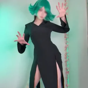 Tatsumaki Cosplay Costume Coat For Halloween Dress