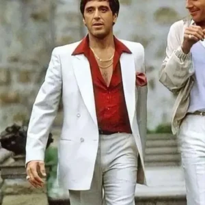 Tony Montana White Suit frontt