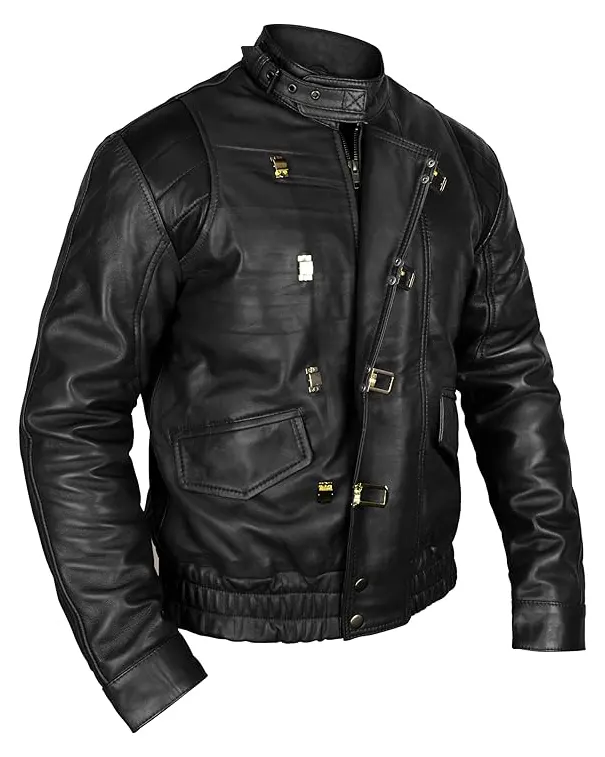 Akira Kaneda Capsule Logo Leather Jacket - Vanquishe