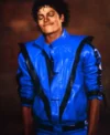 michael jackson blue jacket front