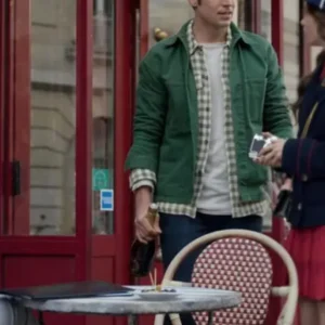 unisex Emily In Paris Lucas Bravo Gabriel Green Jacket