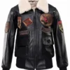 Alannah Women Military G1 Shearling Leather Jacket