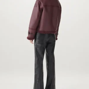 Ava Shearling Double Breasted Jacket