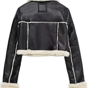 Cara Womens Shearling Sheepskin Leather Jacket
