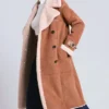Frances Women's Shearling Brown Coat