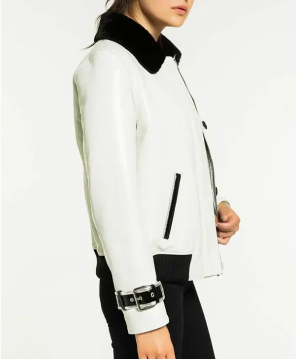 Holly Women's Shearling Sheepskin Leather Jacket
