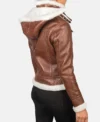 Lauren Womens Shearling Jacket