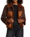Saoirse Suede Leather Shearlin Jacket
