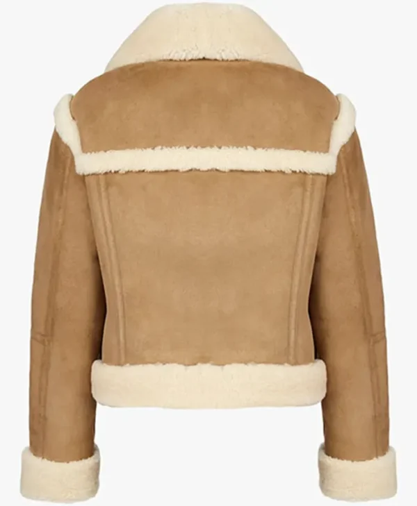 Julia Suede Leather Shearling Jacket