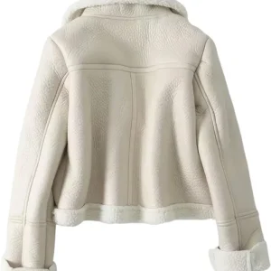 Sophie Shearling Aviator Sheepskin Bomber Jacket