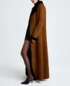 Theresa Womens Shearling Long Coat